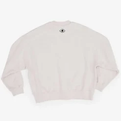 Felpa Oversize Cotone Organico | Origine Del Sale Grigio