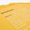 Felpa Oversize Cotone Organico | Origine Primaria Del Giallo