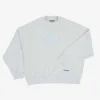 Felpa Oversize Cotone Organico | Ciniglia Blu Illusione