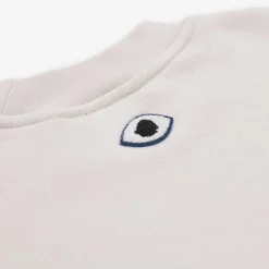Felpa Oversize Cotone Organico | Origine Del Sale Grigio