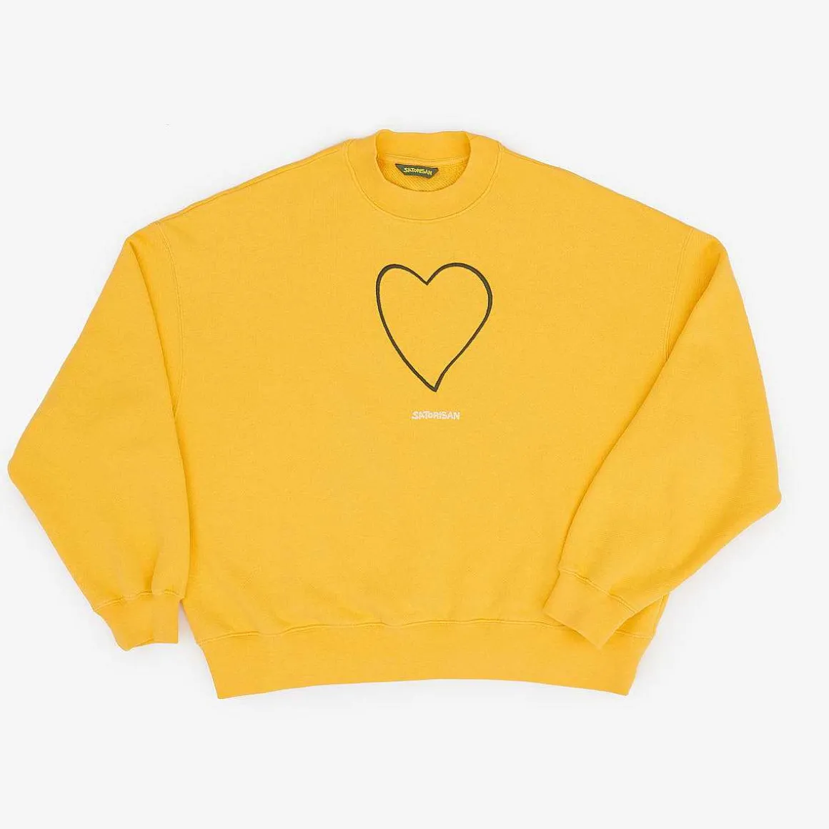 Felpa Oversize Cotone Organico | Origine Primaria Del Giallo