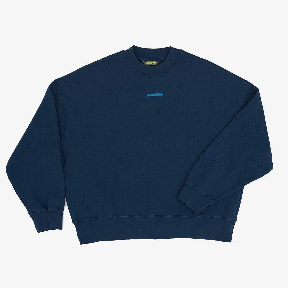 Felpa Oversize Cotone Organico | Inchiostro Blu