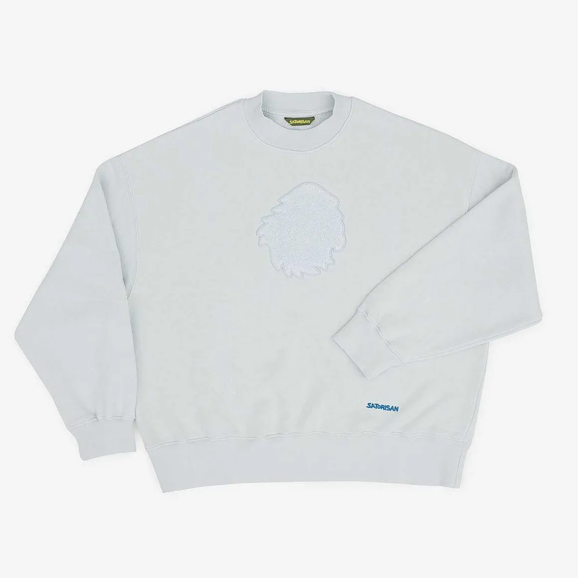 Felpa Oversize Cotone Organico | Ciniglia Blu Illusione