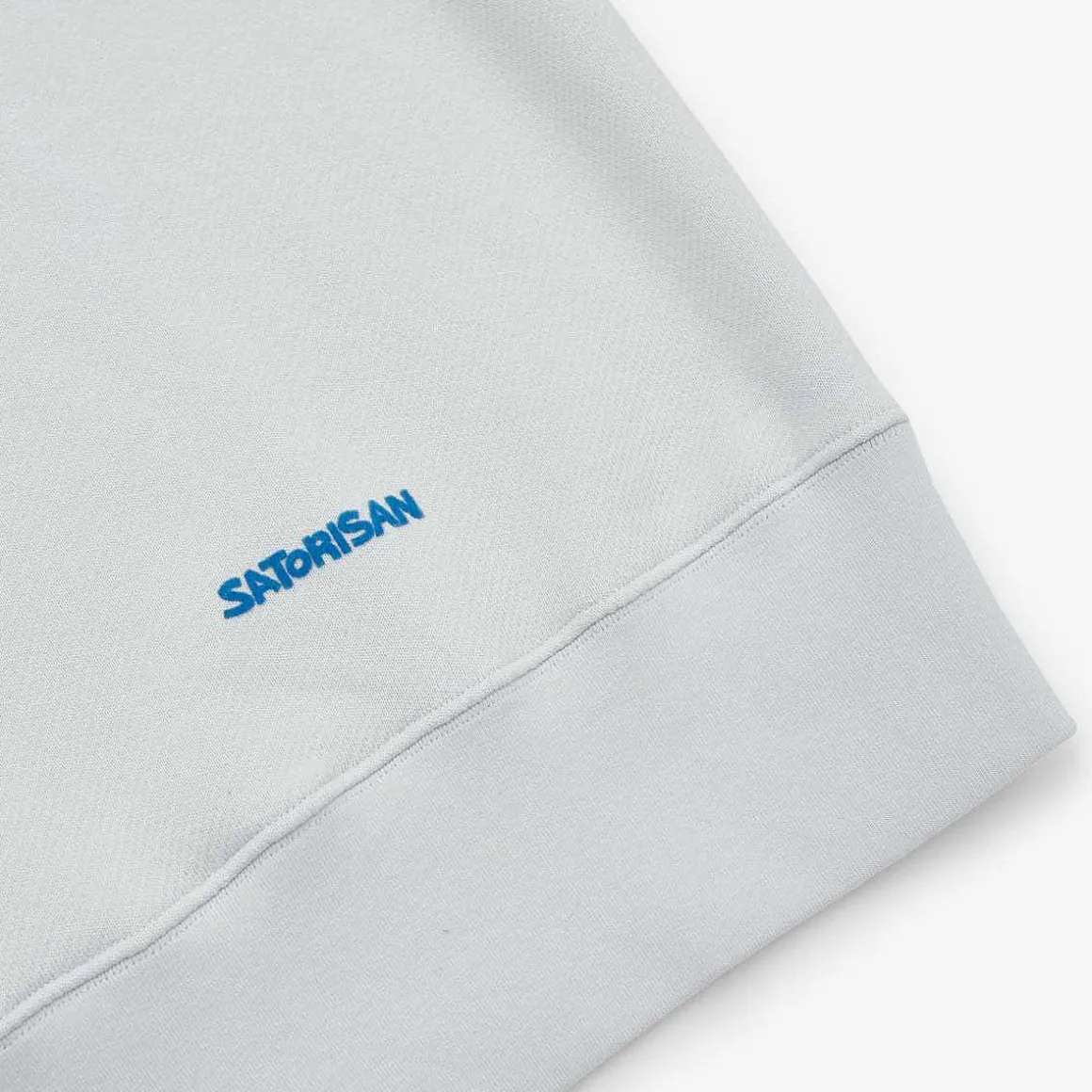Felpa Oversize Cotone Organico | Ciniglia Blu Illusione