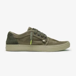Pelle Scamosciata Heisei | Verde Torba