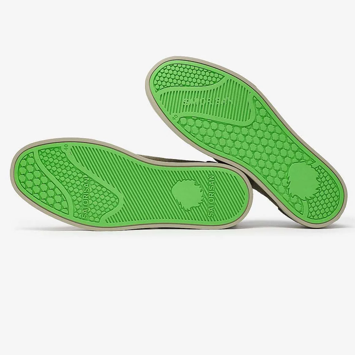 Pelle Scamosciata Heisei | Verde Torba