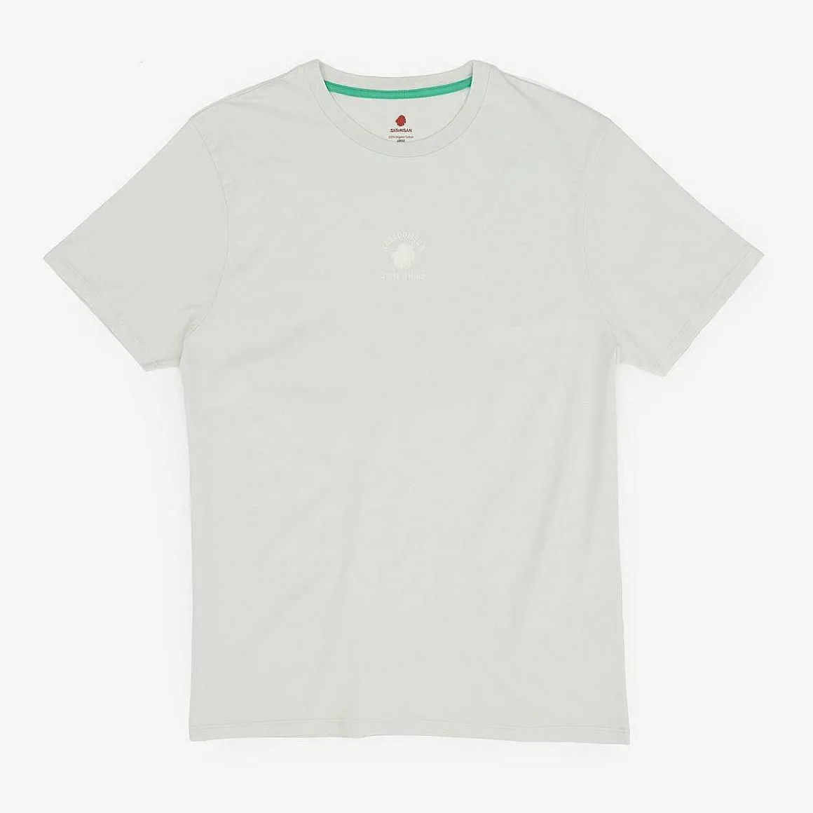 T-Shirt In Cotone Biologico Vestibilita Regolare | Stato Cristallino Della Liberta Verde