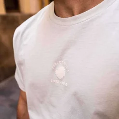 T-Shirt In Cotone Biologico Vestibilita Regolare | Stato Cristallino Della Liberta Verde