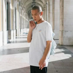 T-Shirt In Cotone Biologico Vestibilita Regolare | Bianco Segui Il Tuo Cuore