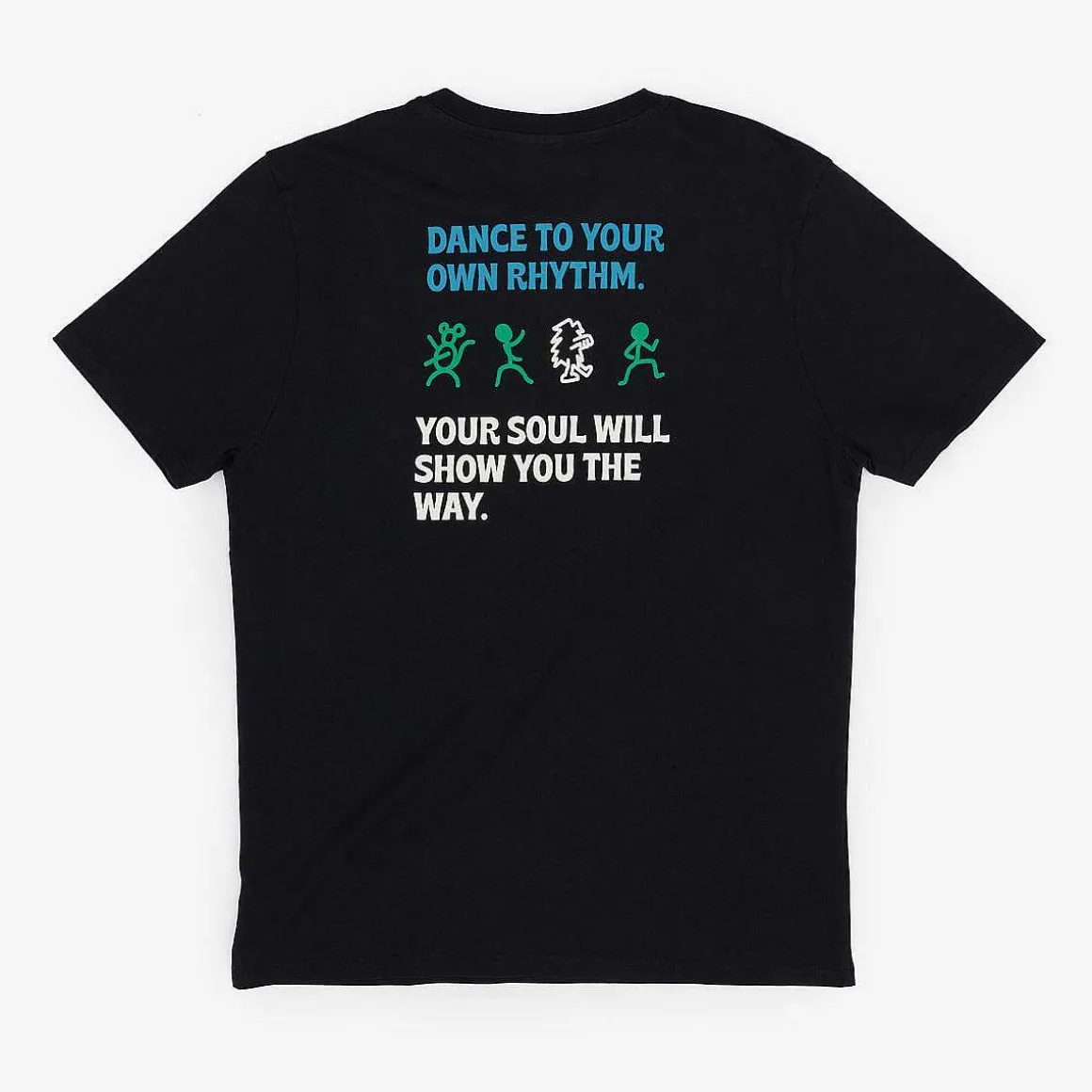 T-Shirt In Cotone Biologico Vestibilita Regolare | Nero Balla Il Tuo Ritmo