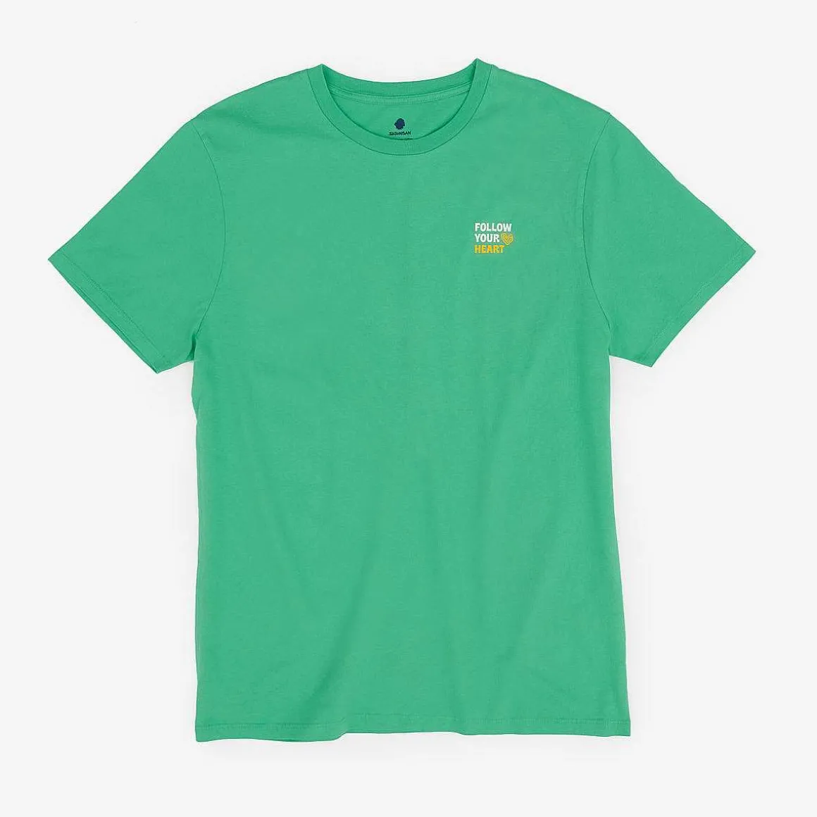 T-Shirt In Cotone Biologico Vestibilita Regolare | Aloe Vera Segui Il Tuo Cuore