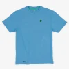T-Shirt Oversize In Cotone Biologico | Lenitivo Occhio Satori Blu