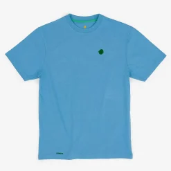 T-Shirt Oversize In Cotone Biologico | Lenitivo Occhio Satori Blu