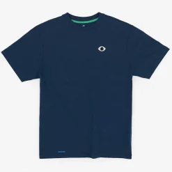 T-Shirt Oversize In Cotone Biologico | Origine Dell'Inchiostro Blu