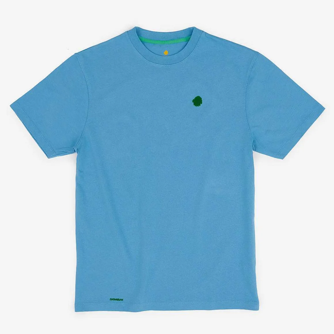T-Shirt Oversize In Cotone Biologico | Lenitivo Occhio Satori Blu
