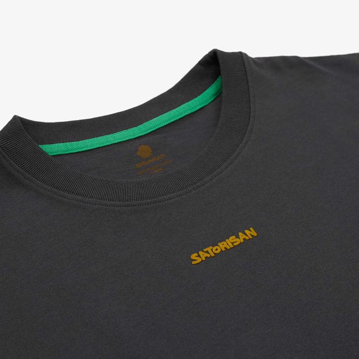 T-Shirt Oversize In Cotone Biologico | Occhio Del Cuore Di Carbone
