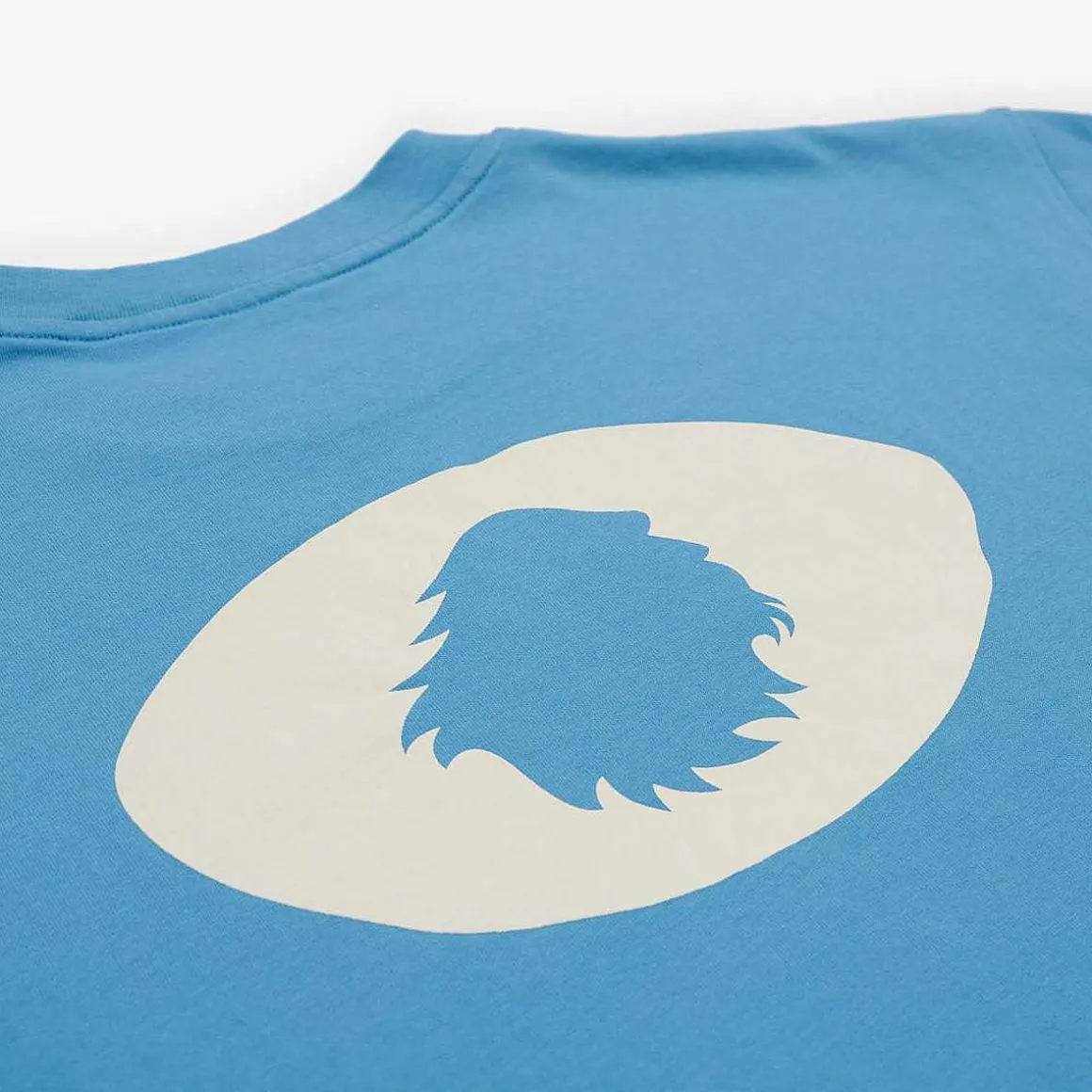 T-Shirt Oversize In Cotone Biologico | Lenitivo Occhio Satori Blu